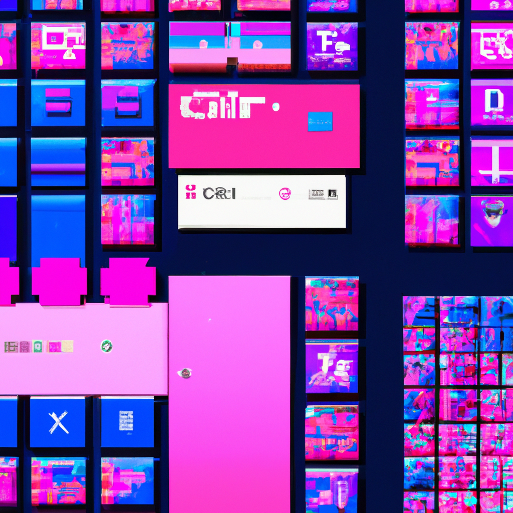 Artist collage: neon sprites